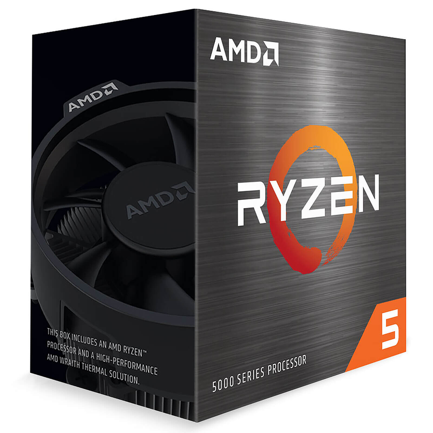 Procesador AMD Ryzen 5 5500 (AM4, 6 Núcleos, 12 Hilos, 4.2GHz Turbo, 16MB Caché) 1
