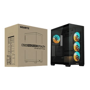 Gabinete Gamer Gigabyte C500 Panoramic Stealth ATX Mid Tower Negro