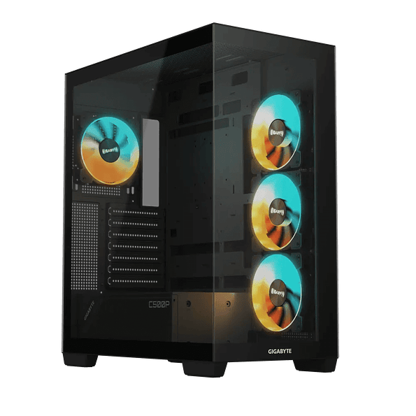 Gabinete Gamer Gigabyte C500 Panoramic Stealth ATX Mid Tower Negro 2