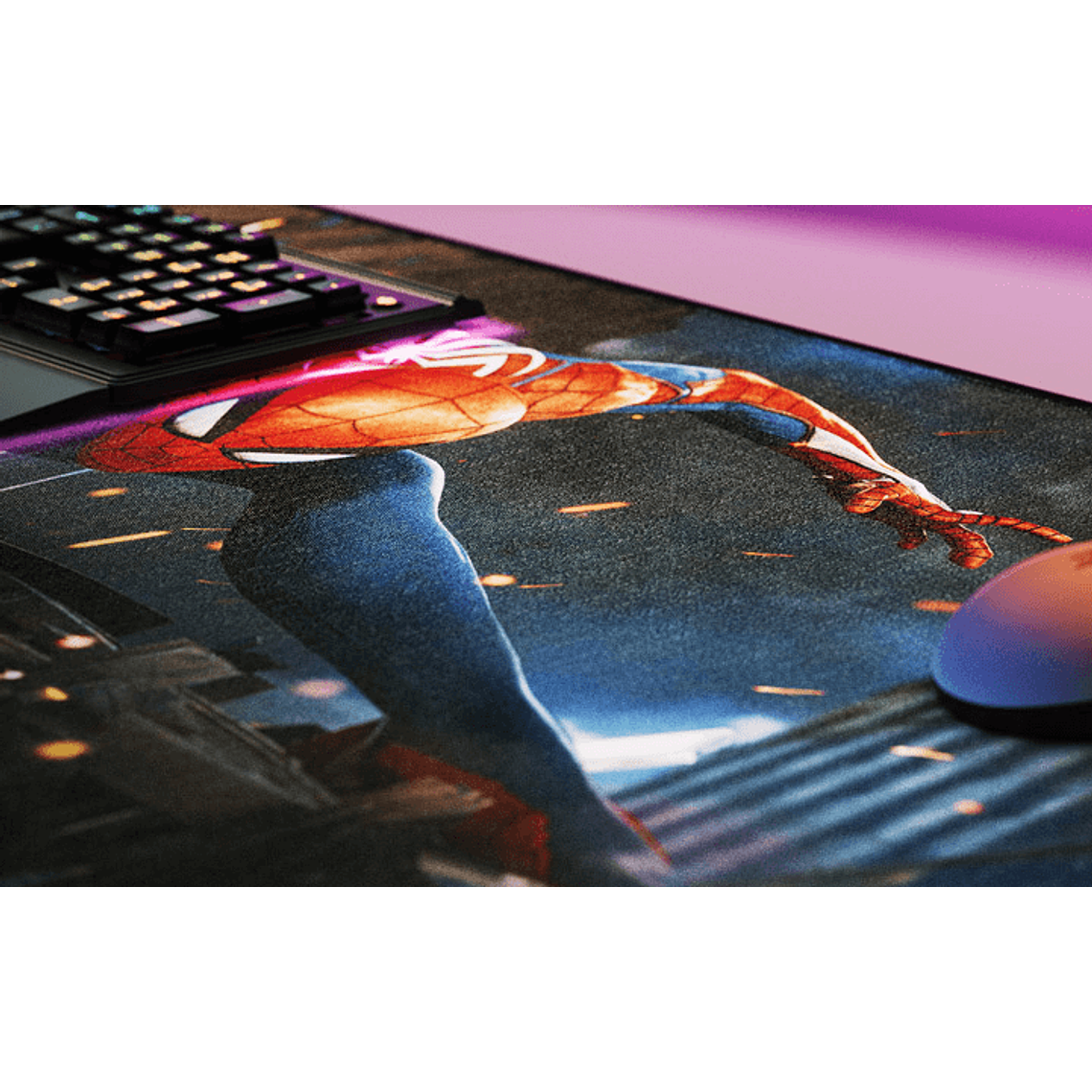 MousePad Gamer Xtech Spider-Man (90x42cm, Bordes Reforzados, Edición Marvel) 4