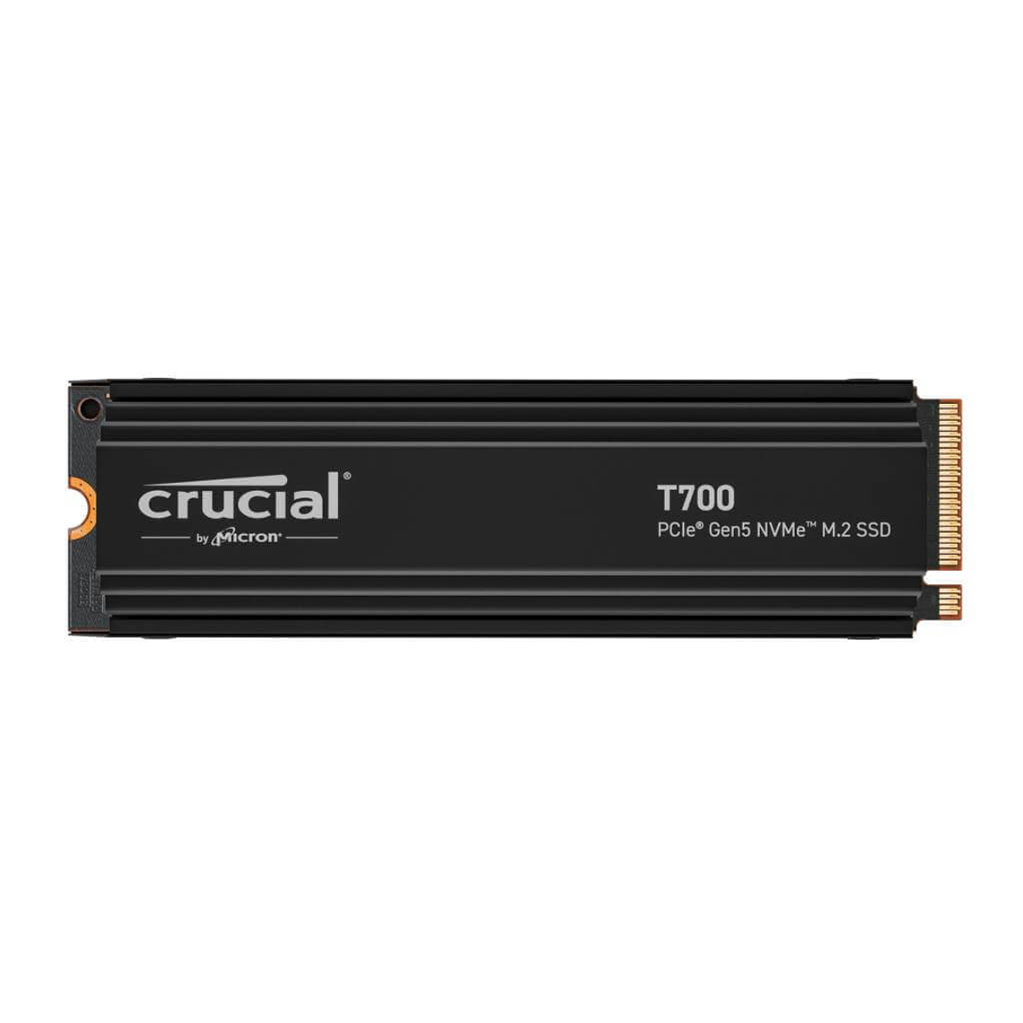 Unidad SSD Crucial T700 de 4TB PCIe Gen 5.0 NVMe M.2 con Disipador 1