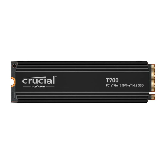 Unidad SSD Crucial T700 de 4TB PCIe Gen 5.0 NVMe M.2 con Disipador 1