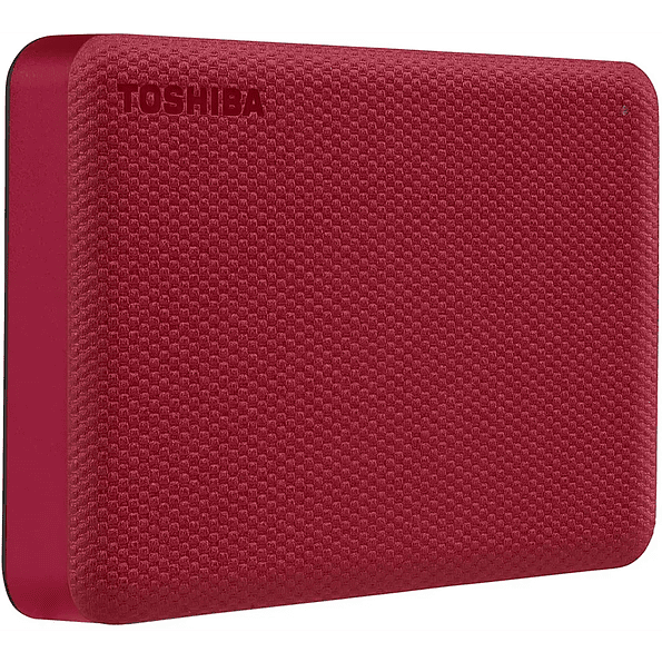 Disco Duro Externo Toshiba Canvio Advance 4TB USB 3.0 Rojo – Alta Capacidad y Velocidad Portátil 1