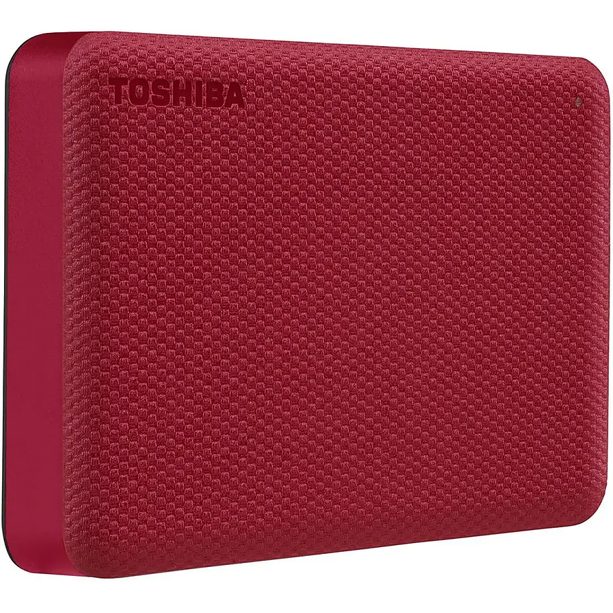 Disco Duro Externo Toshiba Canvio Advance 4TB USB 3.0 Rojo – Alta Capacidad y Velocidad Portátil 1