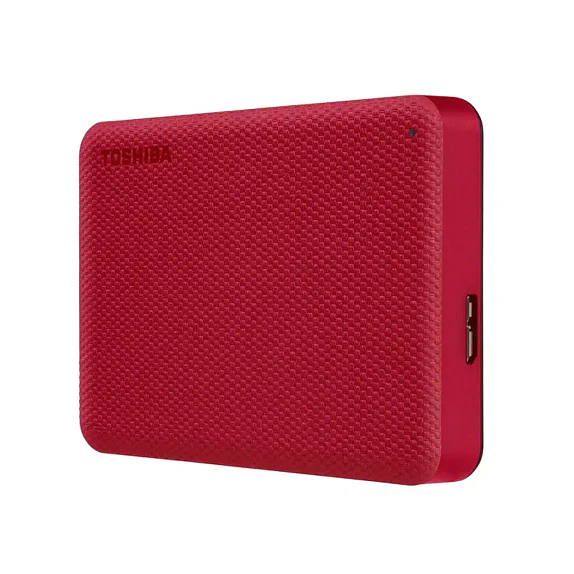 Disco Duro Externo Toshiba Canvio Advance 4TB USB 3.0 Rojo – Alta Capacidad y Velocidad Portátil 2