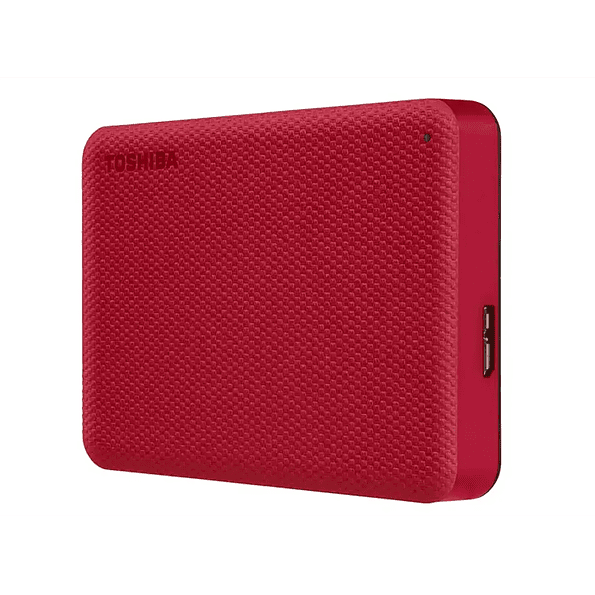 Disco Duro Externo Toshiba Canvio Advance 4TB USB 3.0 Rojo – Alta Capacidad y Velocidad Portátil 2