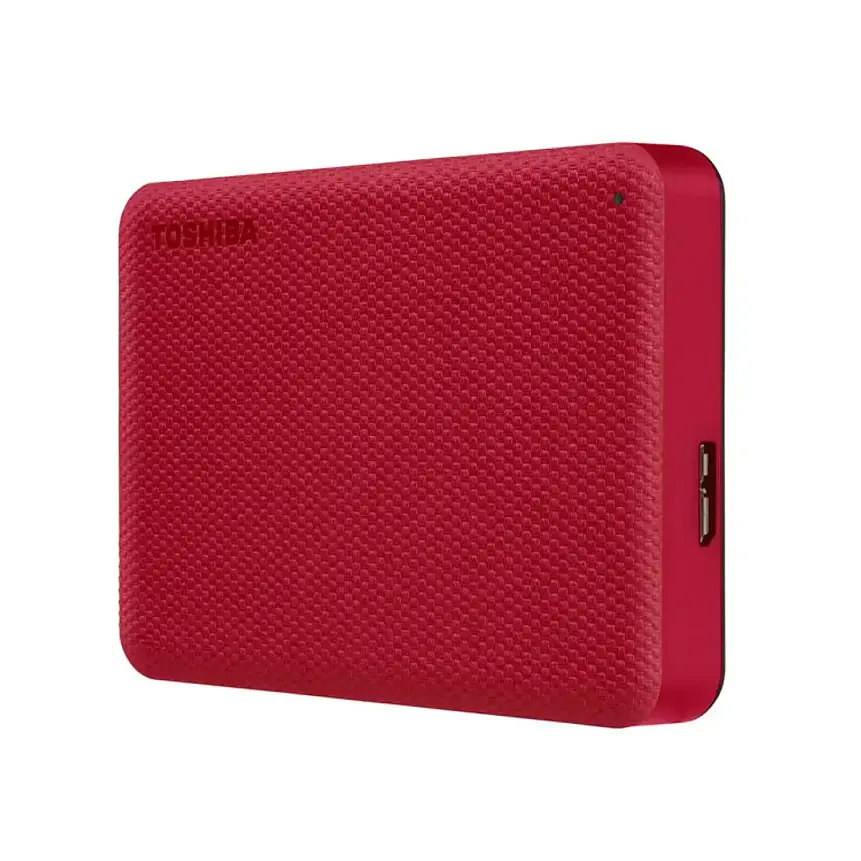 Disco Duro Externo Toshiba Canvio Advance 4TB USB 3.0 Rojo – Alta Capacidad y Velocidad Portátil 2