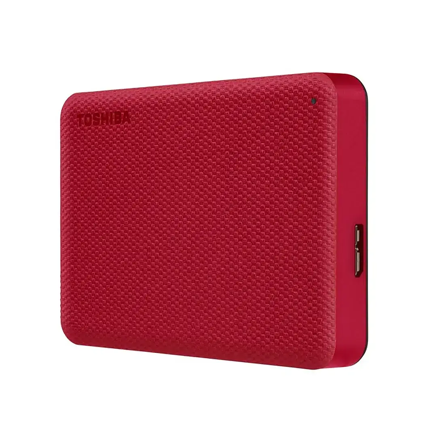 Disco Duro Externo Toshiba Canvio Advance 4TB USB 3.0 Rojo – Alta Capacidad y Velocidad Portátil 2