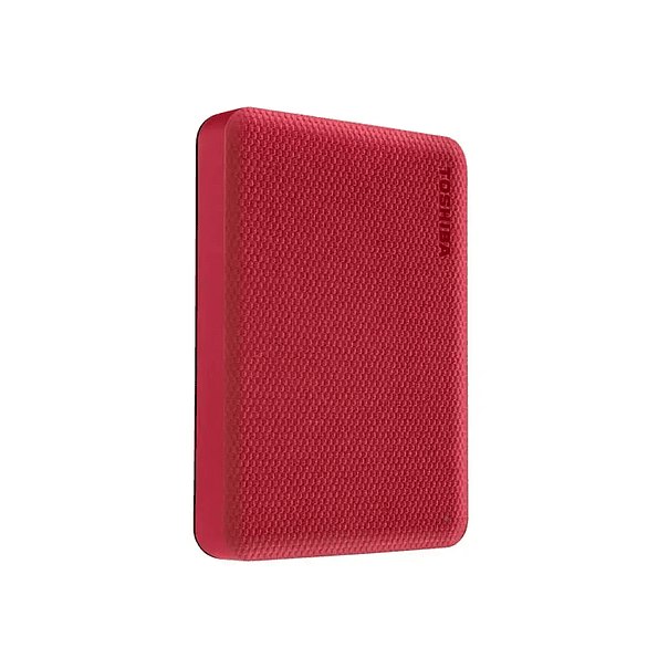 Disco Duro Externo Toshiba Canvio Advance 4TB USB 3.0 Rojo – Alta Capacidad y Velocidad Portátil 4
