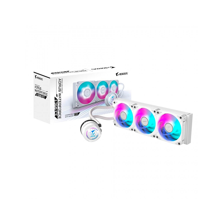 Gigabyte AORUS Waterforce II 360 ICE – Refrigeración Líquida Premium para CPU Gamer 1