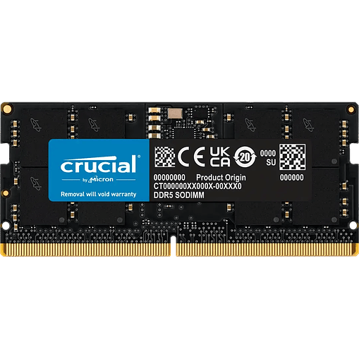 Memoria RAM Crucial Ballistix 16GB DDR5 5600MHz SO-DIMM para Notebook 1