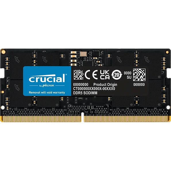 Memoria RAM Crucial Ballistix 16GB DDR5 5600MHz SO-DIMM para Notebook 1