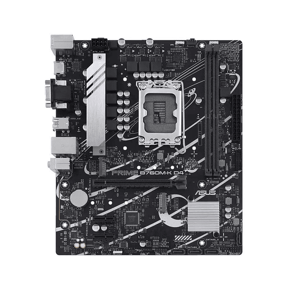 Placa Madre ASUS PRIME B760M-K D4 (LGA1700, DDR4, M.2 x2, MicroATX) 2
