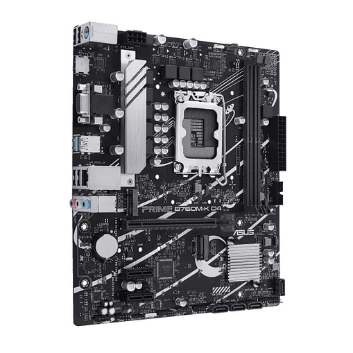 Placa Madre ASUS PRIME B760M-K D4 (LGA1700, DDR4, M.2 x2, MicroATX) 3