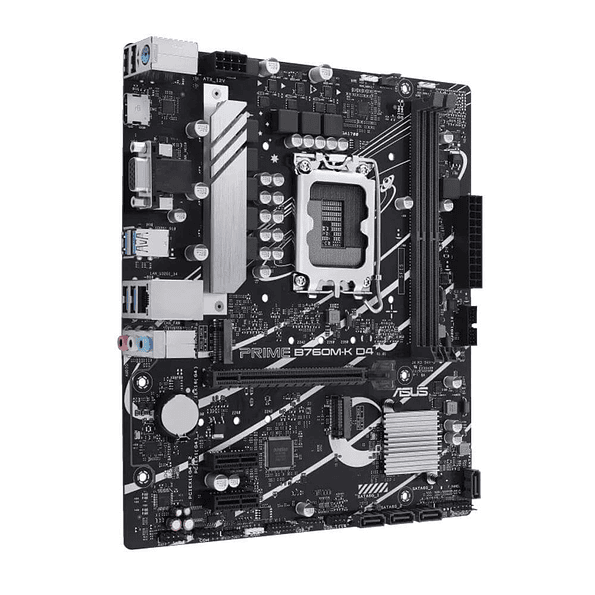 Placa Madre ASUS PRIME B760M-K D4 (LGA1700, DDR4, M.2 x2, MicroATX) 3