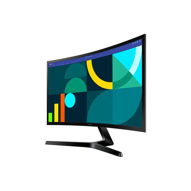 Monitor Samsung Essential S3 Curvo de 24” Full HD 100Hz (HDMI + VGA + VESA) 2