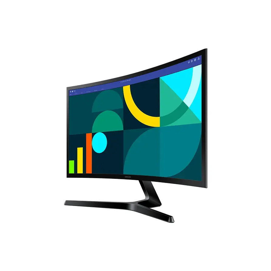 Monitor Samsung Essential S3 Curvo de 24” Full HD 100Hz (HDMI + VGA + VESA) 2