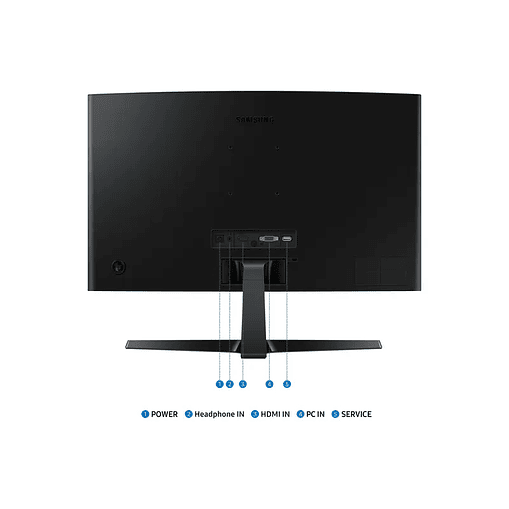 Monitor Samsung Essential S3 Curvo de 24” Full HD 100Hz (HDMI + VGA + VESA) 5
