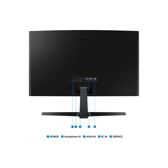 Monitor Samsung Essential S3 Curvo de 24” Full HD 100Hz (HDMI + VGA + VESA) 5