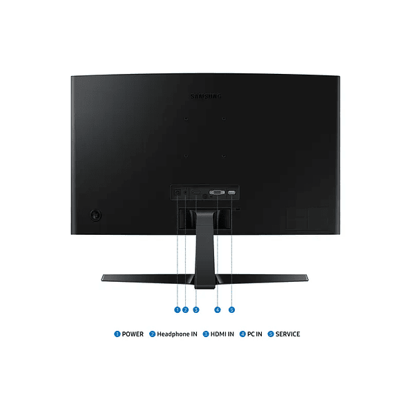 Monitor Samsung Essential S3 Curvo de 24” Full HD 100Hz (HDMI + VGA + VESA) 5