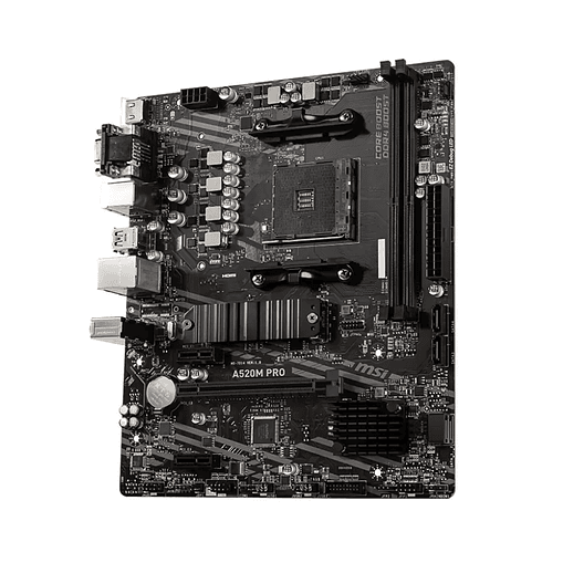 Placa Madre MSI A520M-A PRO (AM4, DDR4, M.2, MicroATX) 3