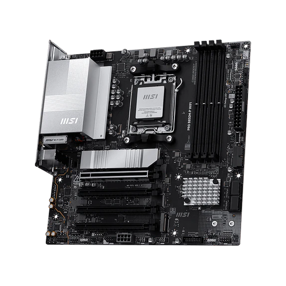 Placa Madre MSI PRO B850M-P WIFI AM5 DDR5 con WiFi 7 y Bluetooth 5.4 4