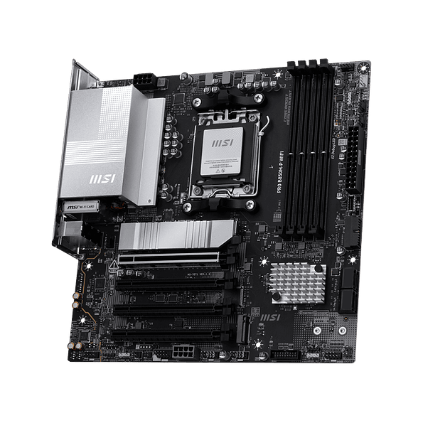 Placa Madre MSI PRO B850M-P WIFI AM5 DDR5 con WiFi 7 y Bluetooth 5.4 4