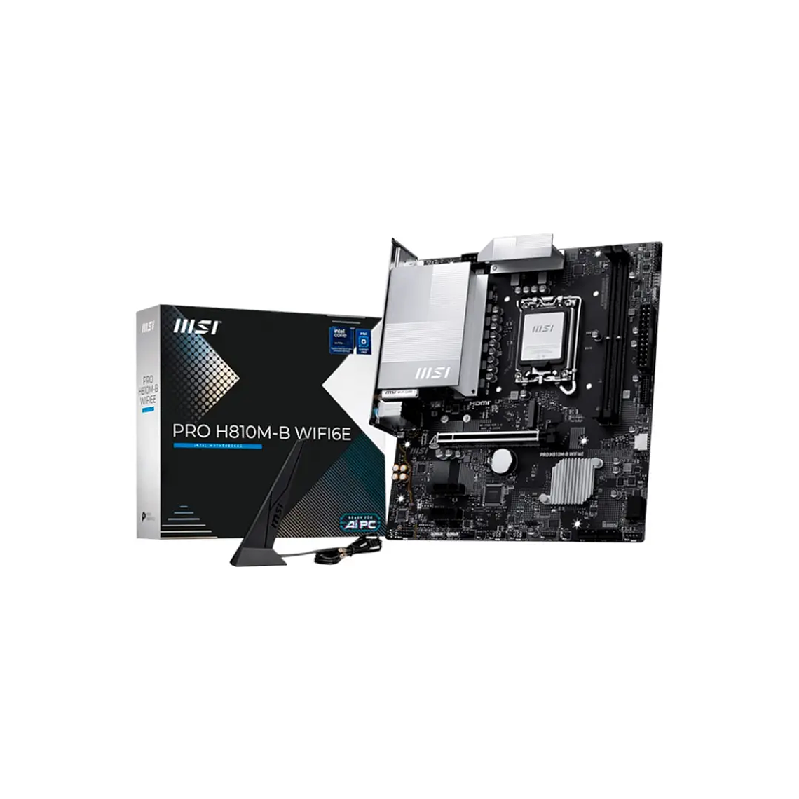 Placa Madre MSI PRO H810M-B WIFI6E DDR5 6400MT/s (LGA 1851) 1