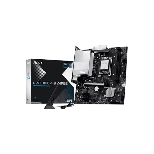 Placa Madre MSI PRO H810M-B WIFI6E DDR5 6400MT/s (LGA 1851) 1