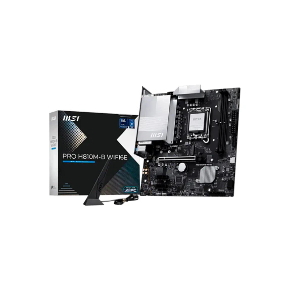 Placa Madre MSI PRO H810M-B WIFI6E DDR5 6400MT/s (LGA 1851) 1