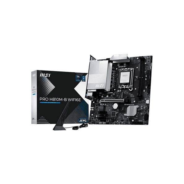 Placa Madre MSI PRO H810M-B WIFI6E DDR5 6400MT/s (LGA 1851) 1