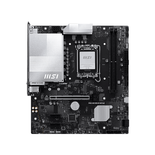 Placa Madre MSI PRO H810M-B WIFI6E DDR5 6400MT/s (LGA 1851) 2