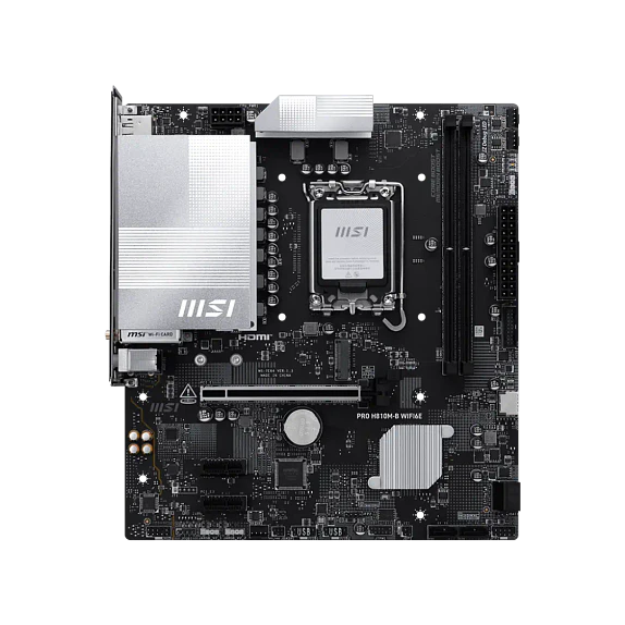 Placa Madre MSI PRO H810M-B WIFI6E DDR5 6400MT/s (LGA 1851) 2