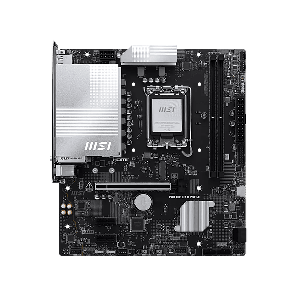 Placa Madre MSI PRO H810M-B WIFI6E DDR5 6400MT/s (LGA 1851) 2