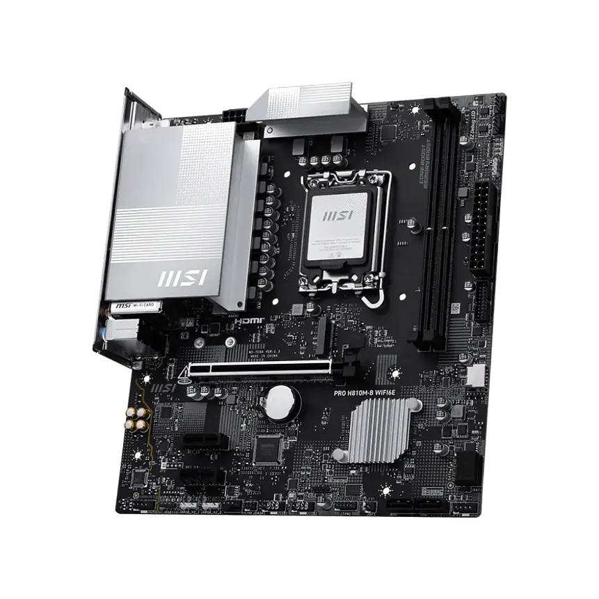 Placa Madre MSI PRO H810M-B WIFI6E DDR5 6400MT/s (LGA 1851) 4