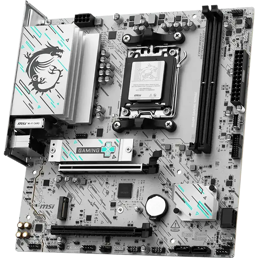 Placa Madre MSI B840M GAMING WIFI6E (Socket AM5) Ryzen | Conectividad Wi-Fi 6E y Alto Rendimiento 2