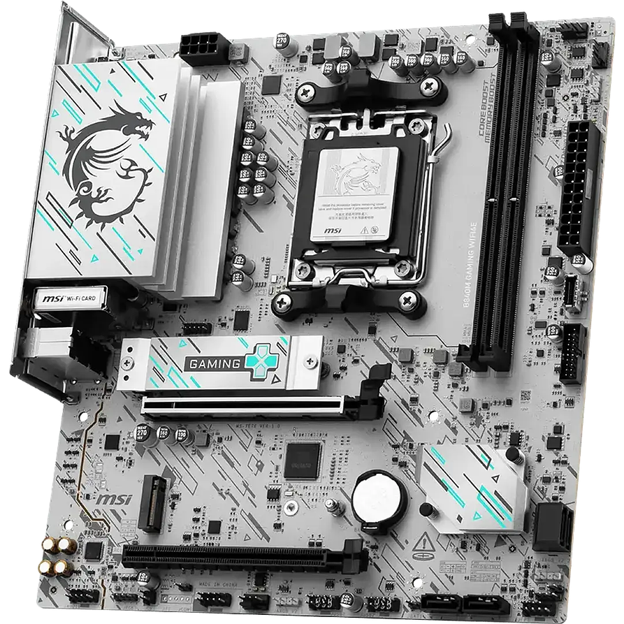 Placa Madre MSI B840M GAMING WIFI6E (Socket AM5) Ryzen | Conectividad Wi-Fi 6E y Alto Rendimiento 2