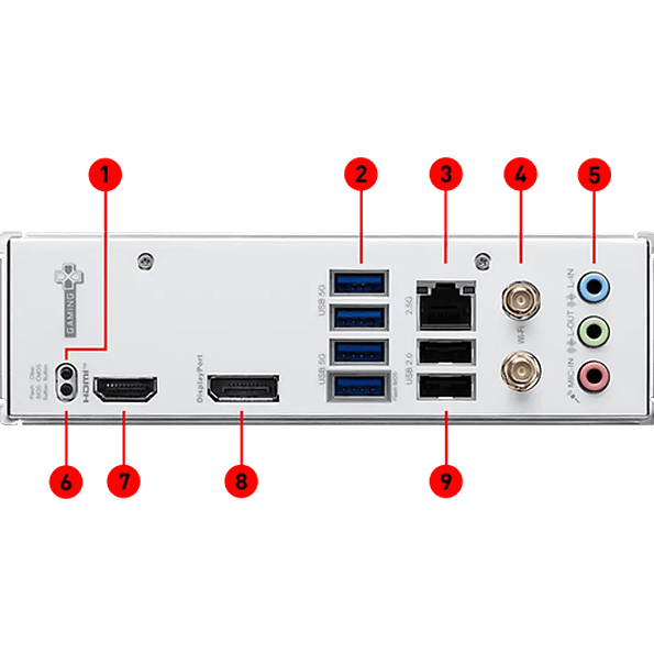 Placa Madre MSI B840M GAMING WIFI6E (Socket AM5) Ryzen | Conectividad Wi-Fi 6E y Alto Rendimiento 4