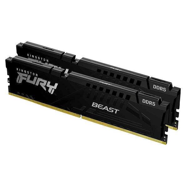 Memoria RAM Kingston FURY Beast 32GB DDR5 6000MHz CL36 (2x16GB) Black EXPO 1