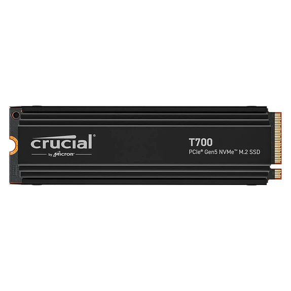 Unidad SSD Crucial T700 de 1TB PCIe Gen5 NVMe M.2 con Disipador 1