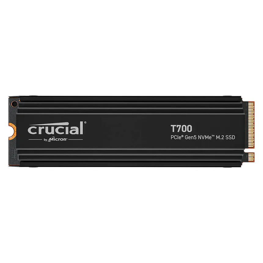 Unidad SSD Crucial T700 de 1TB PCIe Gen5 NVMe M.2 con Disipador 1
