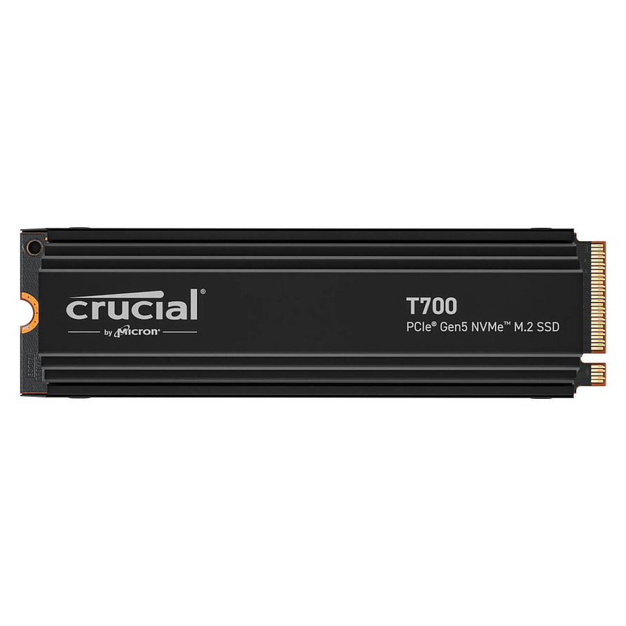 Unidad SSD Crucial T700 de 1TB PCIe Gen5 NVMe M.2 con Disipador 1