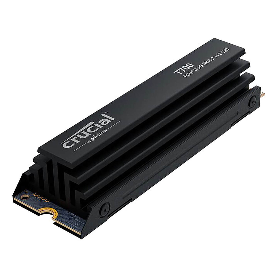 Unidad SSD Crucial T700 de 1TB PCIe Gen5 NVMe M.2 con Disipador 2