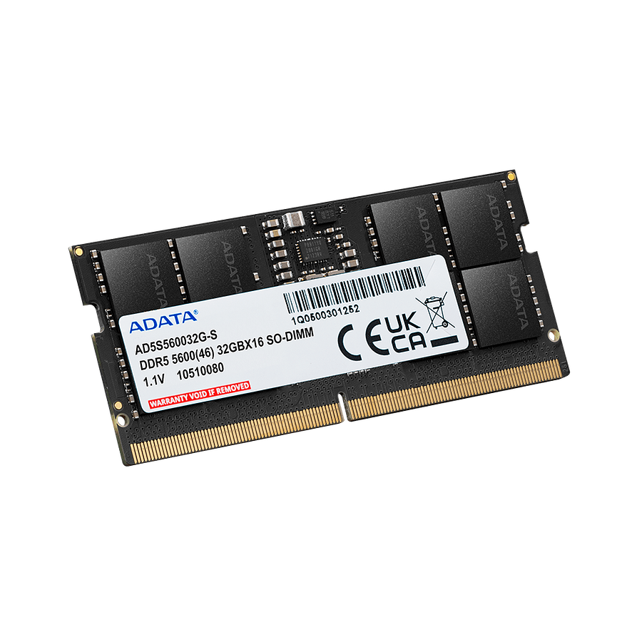 Memoria RAM para Notebook ADATA 16GB DDR5 5600MT/s SO-DIMM Black 2