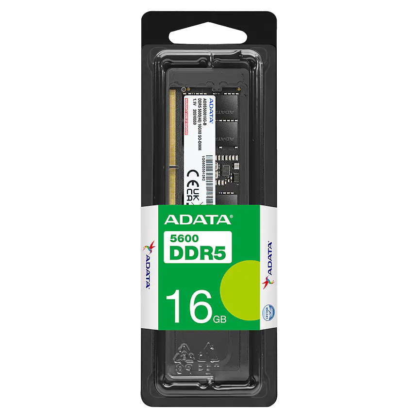 Memoria RAM para Notebook ADATA 16GB DDR5 5600MT/s SO-DIMM Black 3