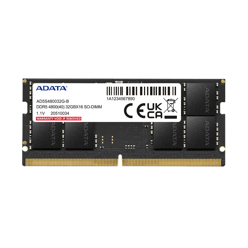 Memoria RAM A-DATA DDR5-4800 ECC 16GB SO-DIMM para Notebook 1