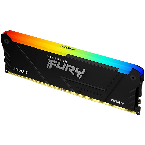 Memoria RAM Kingston Fury Beast RGB 32GB DDR4 3200MHz CL16 para PC Gamer 2