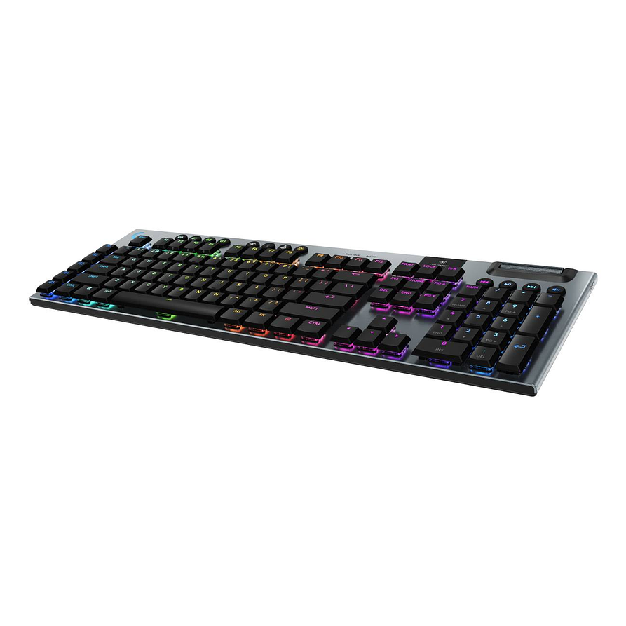 Teclado Gamer Logitech G915 X LIGHTSPEED Inalámbrico RGB (Switch GL Tactile, Inglés, Negro) 3
