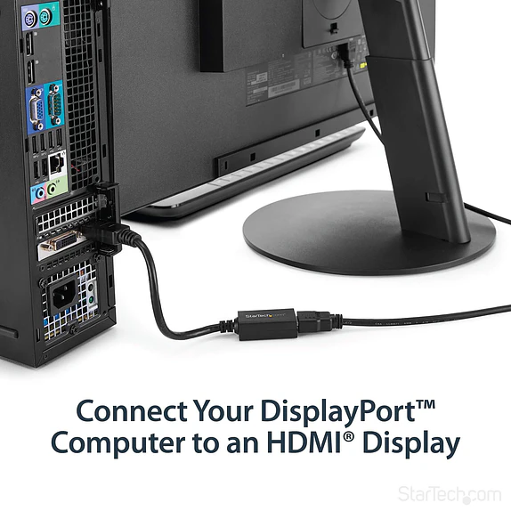 Adaptador de Vídeo StarTech DisplayPort a HDMI Pasivo 1920x1200 3