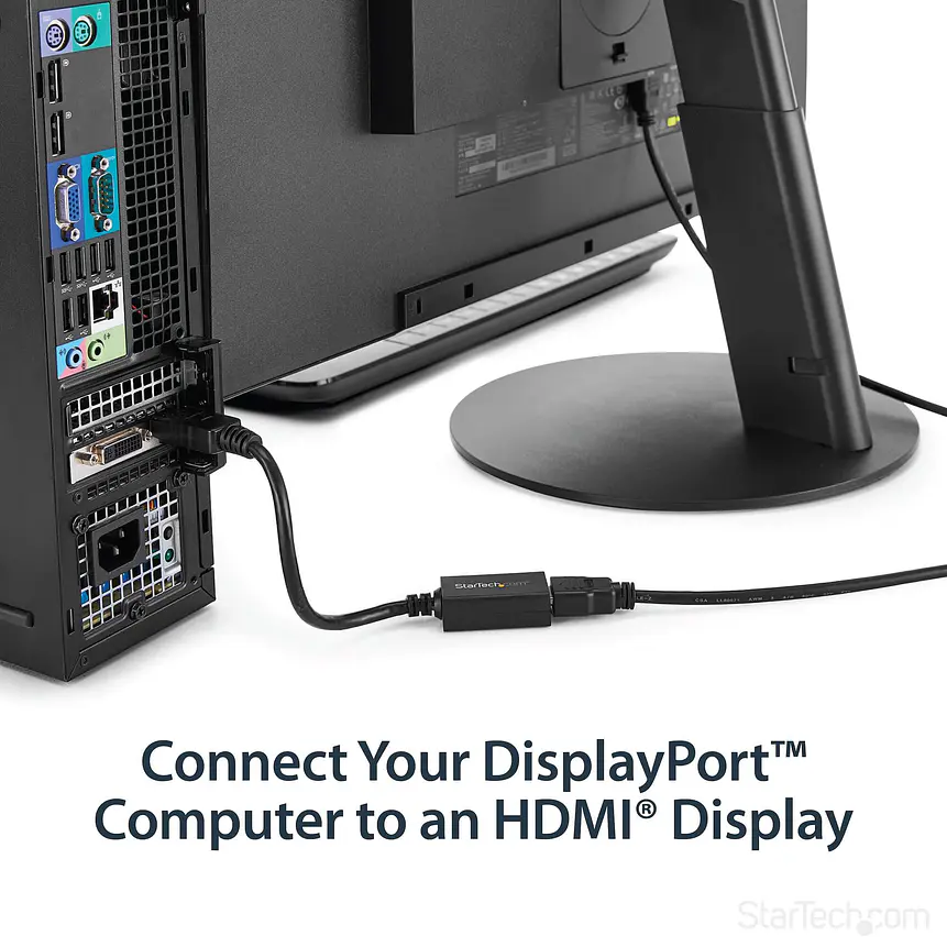 Adaptador de Vídeo StarTech DisplayPort a HDMI Pasivo 1920x1200 3
